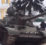 В Наро-Фоминске  танк «в лепешку» раздавил машину полиции (ВИДЕО) - Вологда-поиск