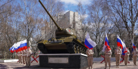 Монумент «Танк Т-34» открыли в Вологде после ремонта - Региональное Агентство Новостей