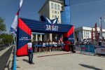 Вологжане - ветераны СВО приняли участие в девятом Всероссийском полумарафоне