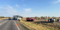 Два человека пострадали в ДТП с автобусом и «Соболем» под Волгоградом - Комсомольская правда