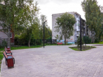 Завершено благоустройство «карманного парка» на улице Карла Маркса в Вологде.