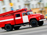 В Вологде на улице Панкратова горел мотоцикл