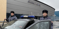 В Череповце сотрудники Росгвардии обеспечили безопасность хоккейного матча Северсталь - Трактор - Росгвардия