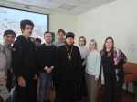 В рамках практического занятия  состоялась встреча студентов бакалавриата 1 курса с наместником Спасо-Прилуцкого Димитриева монастыря, кандидатом богословия, игуменом Ферапонтом