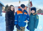 В Устье представители МЧС России провели профилактический рейд