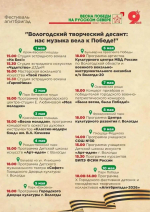 Творческий десант агитбригад выступает в Вологде