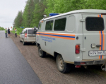 В Кичменгско-Городецком округе пьяный водитель убежал в лес после аварии