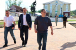 Георгий Филимонов оценил качество уборки и уровень благоустройства общественных территорий Верховажья